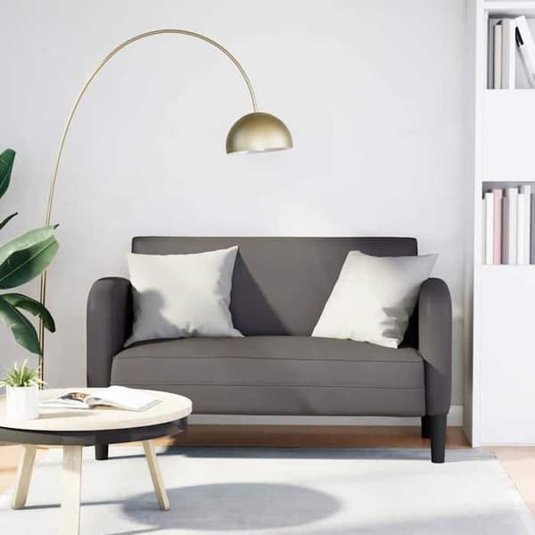 Maison Exclusive - Grå 110 cm læderlook sofa