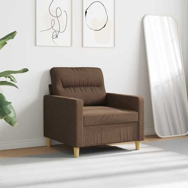 Maison Exclusive - Brun Stol 60 cm Stof