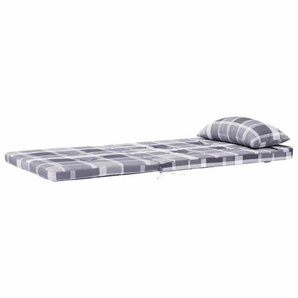 Maison Exclusive - Adirondack-tuolityynyt, 2 kpl, harmaa ruutu