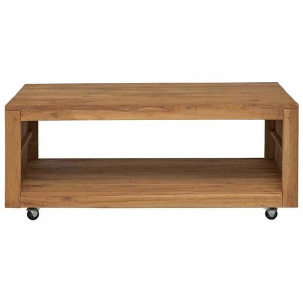 Maison Exclusive - Sofabord 110x60x40 cm massiv teaktræ