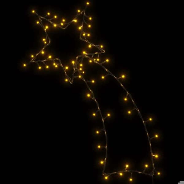 Maison Exclusive - Julelys stjerneskud silhuet 80 LED