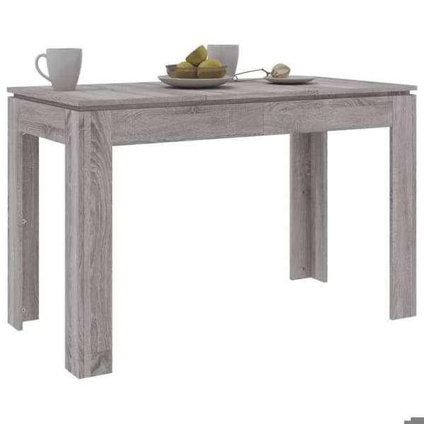 Matbord - EXKLUSIV HEM - Sonoma grå - Ingenjörsträ - 120x60x76 cm - Rektangulär sonoma grå