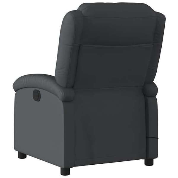 Maison Exclusive - Lædermassage stol med vippefunktion i sort