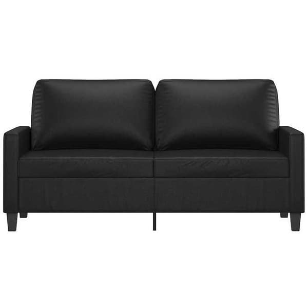 Maison Exclusive - 2-personers Sofa Sort 140 cm Syntetisk Læder
