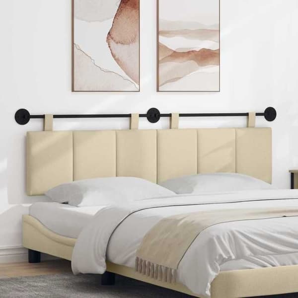 Maison Exclusive - Hängande sänggavel Creme tyg