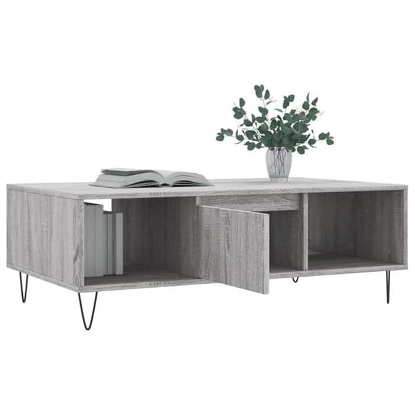 Maison Exclusive - Soffbord sonoma grå 104x60x35 cm ingenjörsträ