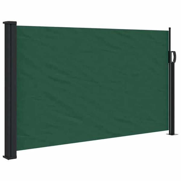 Maison Exclusive - Mörkgrön utdragbar sidokappa 120x600 cm