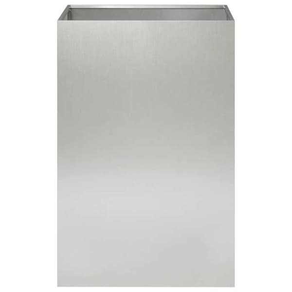 Maison Exclusive - Trädgårdskrukor 2 st Silver 50 x 50 x 75 cm