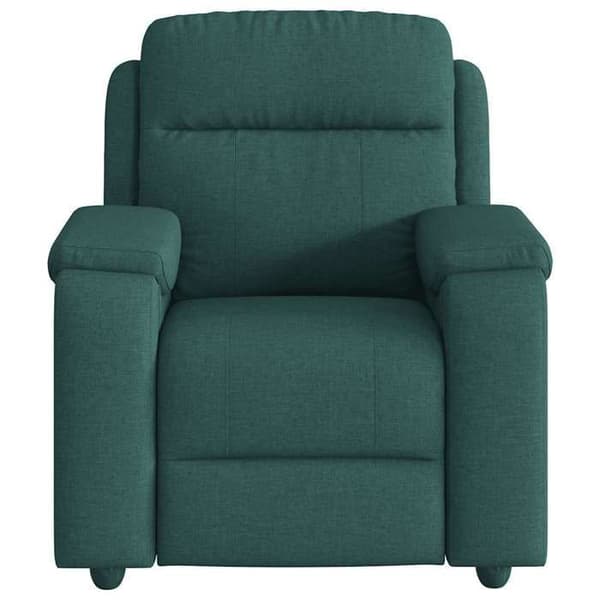 Maison Exclusive - Lænestol med massagefunktion, justerbar, mørkegrøn stof