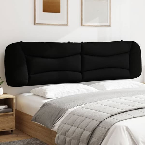 Maison Exclusive - Hovedgærdens pude Hvar sort 200 cm stof