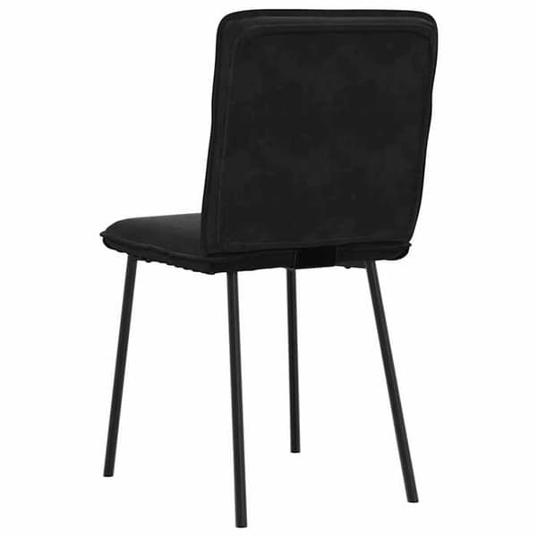 Maison Exclusive - Matstolar set om 4 Svart Sammet
