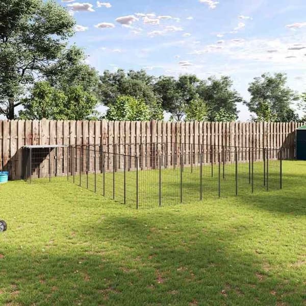 Maison Exclusive - Chenil Noir 25,41 m² Teräs