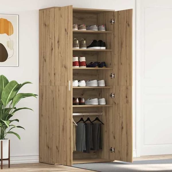 Maison Exclusive - Kengäteline 80 x 39 x 178 cm Tekninen puu