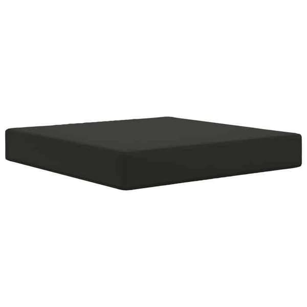 Utomhuskudde - EXKLUSIV HEM - 60 x 60 cm - Polyester - Svart - Avtagbart blixtlåsöverdrag Svart