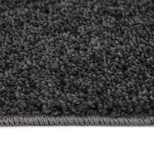 Maison Exclusive - Mjukmatta Antiskid Grå Mörk 120 x 120 cm PP