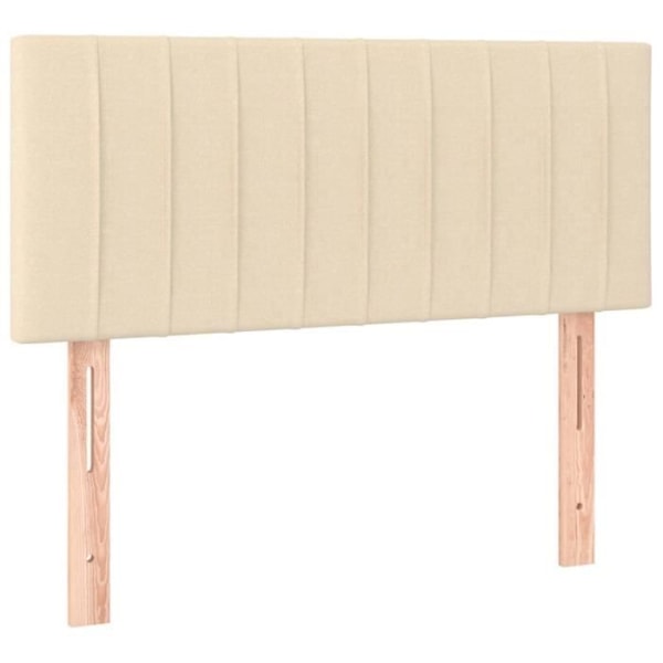 Sengegavl Creme 80x5x78/88 cm Stof78 [cm] Grädde