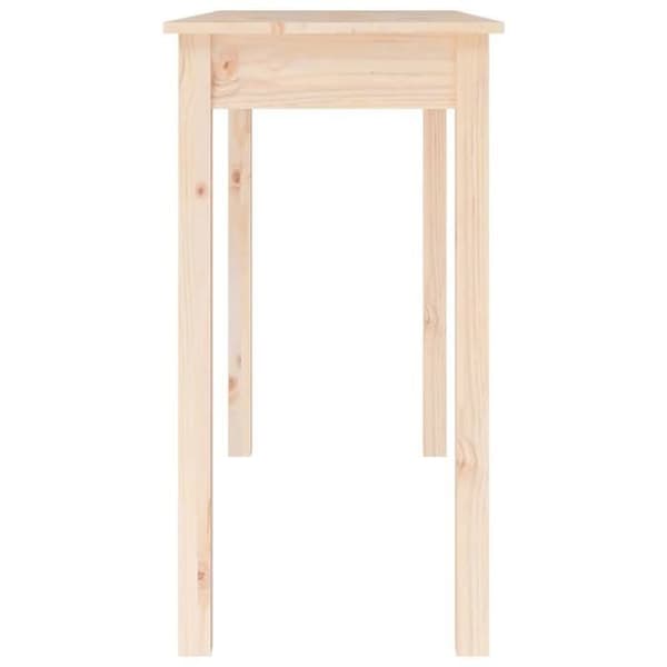 Bordskonsol - MAISON EXCLUSIVE - 110x40x75 cm - Massivt trä - Rektangulär - Brun