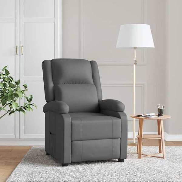 Maison Exclusive - Harmaa keinonahkainen nojatuoli
