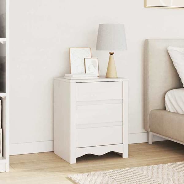 Soffbord - EXKLUSIV HEM - Drammen - Vit - Massivt trä - 45x35x56 cm Vit