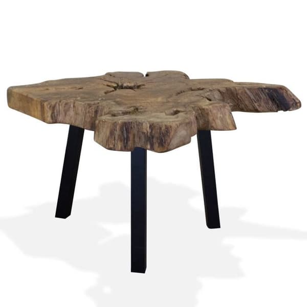 Maison Exclusive - Ægte teaktræ sofabord 80x70x38 cm