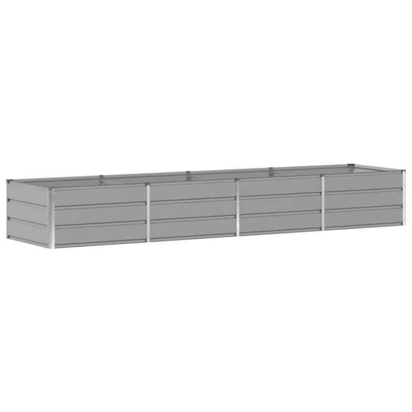 Maison Exclusive - Lys grå plantekasse 320 x 80 x 45 cm Stål Ljusgrått