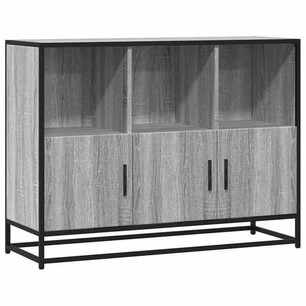 Maison Exclusive - Buffet sonoma grå 100x35x76 cm ingeniørtræ