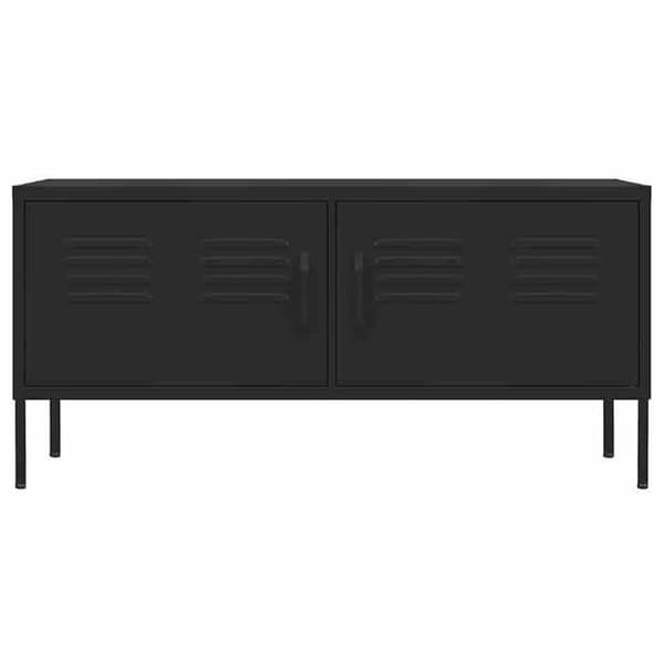 Maison Exclusive - TV Møbel Sort 105x35x50 cm Stål