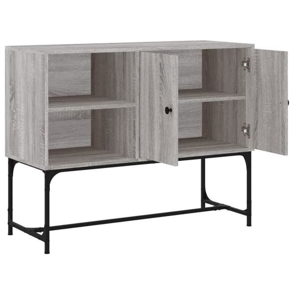 Maison Exclusive - Buffé Sonoma grå 100x40x79,5 cm ingenjörsträ