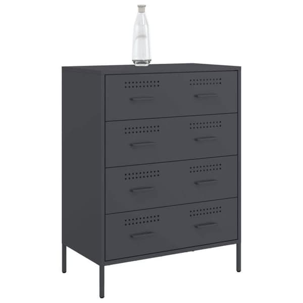 Maison Exclusive - Anthracite buffet 68x39x89 cm teräs antracit