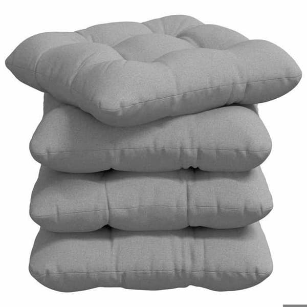 Sittkuddar - EXKLUSIV HEM - Set om 4 - Grå moln - 45x45x12 cm - Tjock stoppning Molngrå