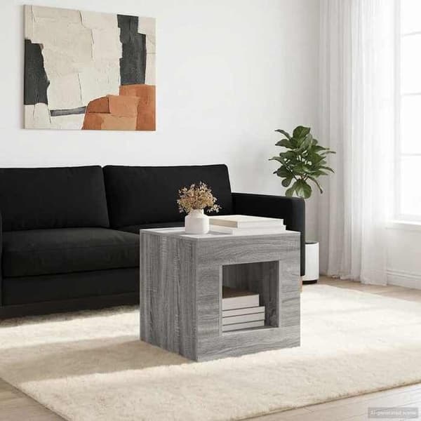 Bord - EKSKLUSIV HUS - Sonoma - Grå Sonoma - Kompakt design - Klassisk stil Gris Sonoma