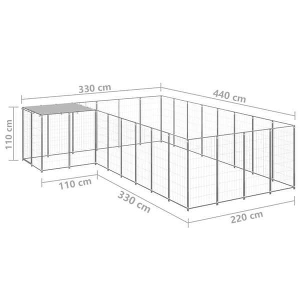Exklusivt Hus - Silverhundgård 10,89 m² Stål