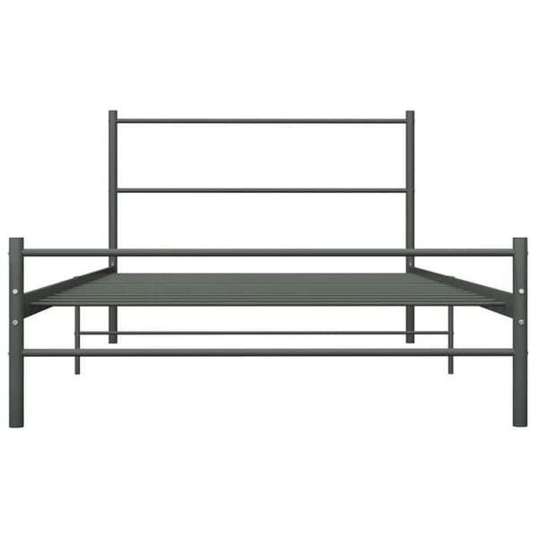Sängynrunko - Maison Exclusive - Harmaa - Metalli - 90 x 200 cm grå