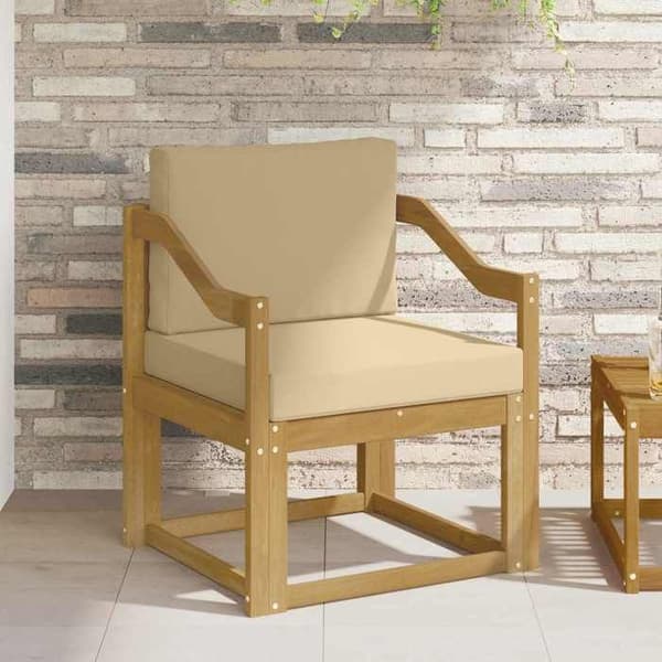 Maison Exclusive - Udendørs Sofa i Polyester Hvid og Beige