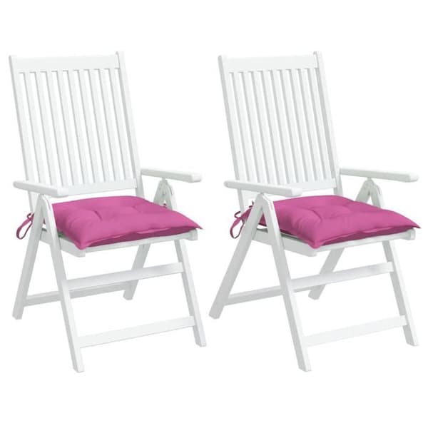Maison Exclusive - Tuolityynyt 2 kpl vaaleanpunainen 40x40x7 cm kangas