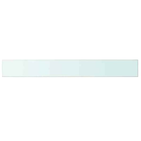 Maison Exclusive - Hyllpaneler 2 st Glas Transparent 100 x 12 cm Transparent