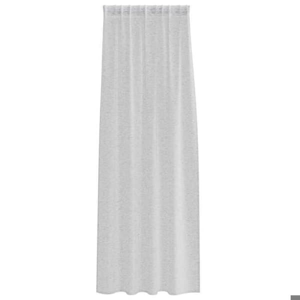 Maison Exclusive - Gardin i Voile 2 st Ljusgrå 245 x 140 cm Polyester