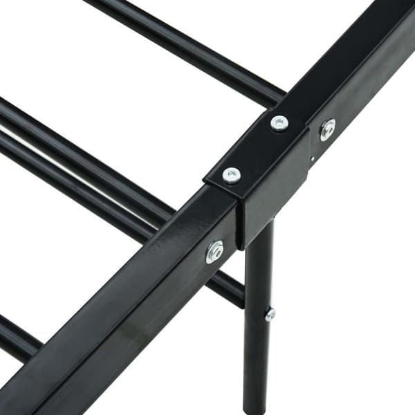 Sengestel - EKSKLUSIV HUS - Klassisk - Sort - Metal - 100 x 200 cm Svart