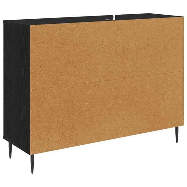 Maison Exclusive - Buffet MAINZ Sort eg 102 x 33 x 76 cm Ingeniørtræ
