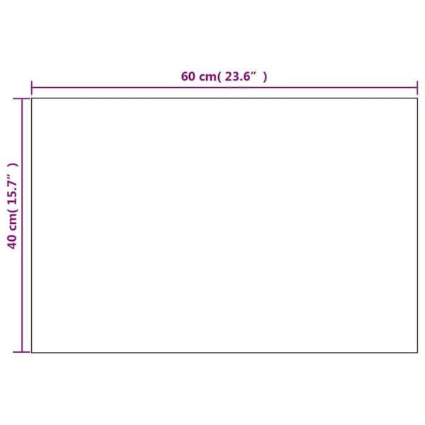 Maison Exclusive - Väggspegel 2 st 60x40 cm Rektangulär Glas