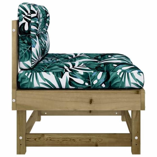 Maison Exclusive - Central soffa med kuddar av impregnerad furu