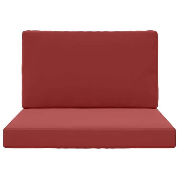 Maison Exclusive - Udendørs sofa pude Polyester Bordeaux 80 x 80 cm Bordeaux