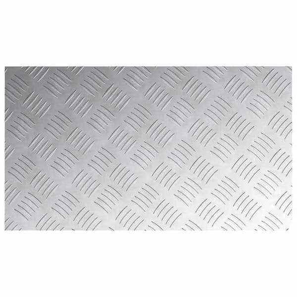 Maison Exclusive - Nez de marche 4 pc 70 x 40 cm Silver Aluminium Rektangulär