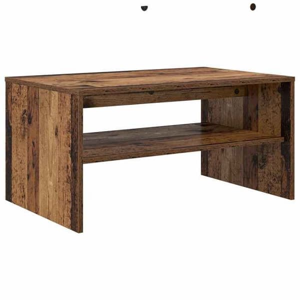 Bord - EKSKLUSIV HUS - 80 x 50 x 40 cm - Ingeniørtræ - Rektangulær - Indbyggede hylder