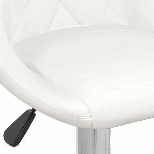 Maison Exclusive - Vit Barstol i Konstläder