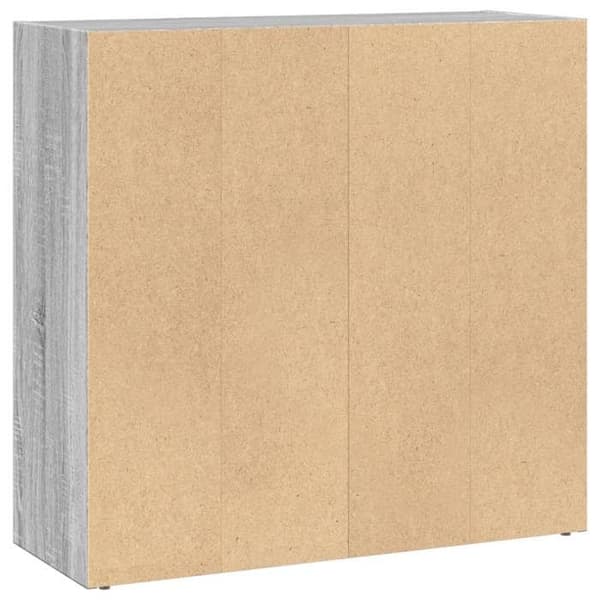 Maison Exclusive - Sonoma grå bibliotek 80x30x77 cm ingeniørtræ