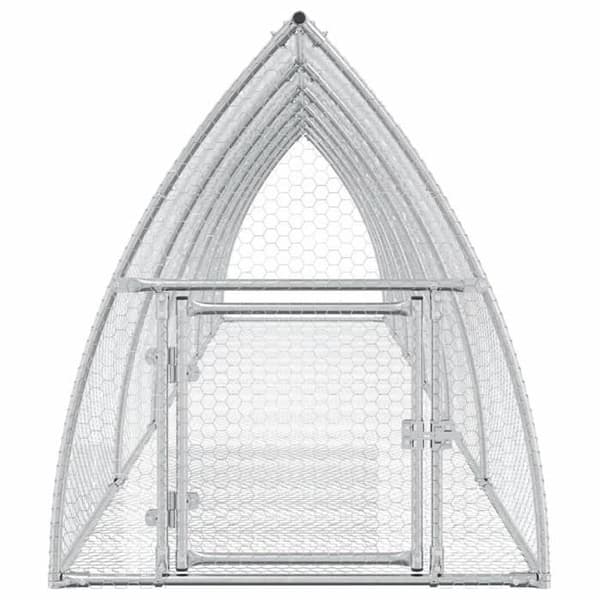 Maison Exclusive - Silverfärgad klapp 105x600x120 cm galvaniserat stål Silver