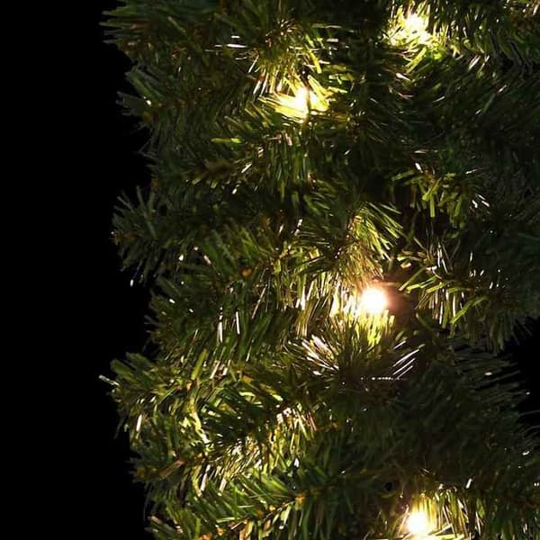 Maison Exclusive - Jouluköynnös LED-valoilla 20 m Vit varm