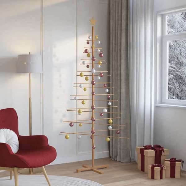 Julgran - EXKLUSIVT HUS - Modern Modell - Bambu - 210 cm - Brun brun