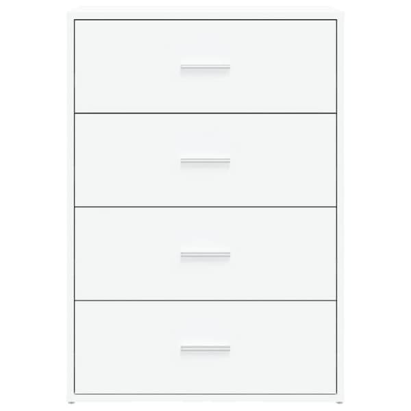 Maison Exclusive - Bufféer 2 st vit 60x31x84 cm ingenjörsträ Vit
